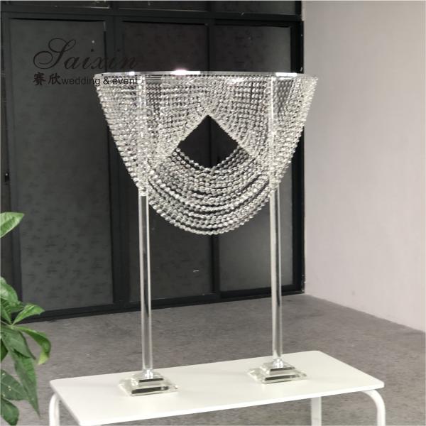 Diy Crystal Flower Stands For Weddings High Table Decor Decoration Event Arrangements