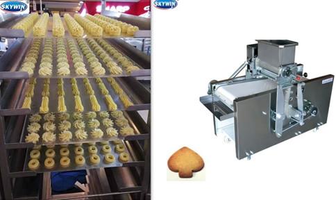 Double Color Bakery Cookie Cup Cake Making Machine Electric Power