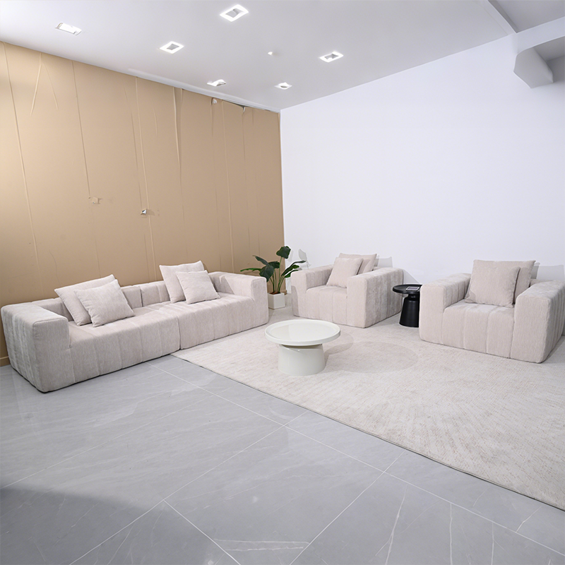 Custom Vacuum Compressed Sofa Sponge Boneless Frameless Sofa Sectional Modular Cloud Couch Compressed Sofa for Living Room