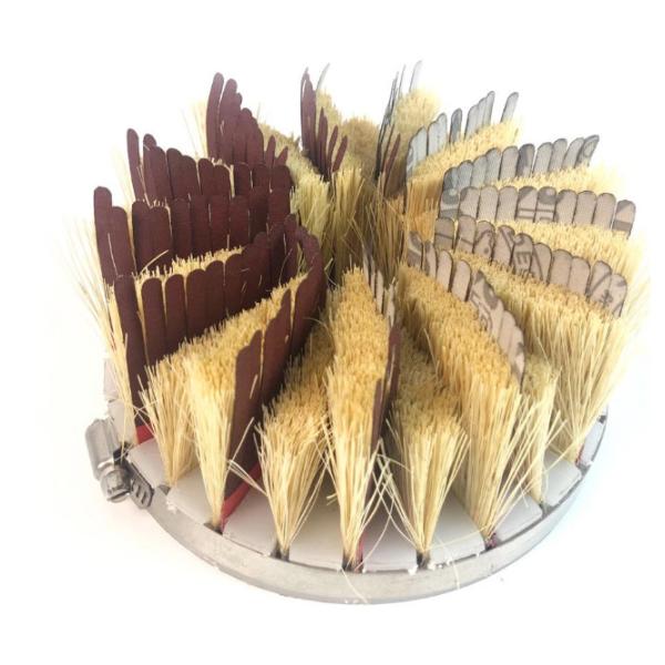 80# 120# 180# 240# 320# Grit Sisal Sandpaper Polishing Disc Brush Electric Surface Rotation Polishing Disc Brush