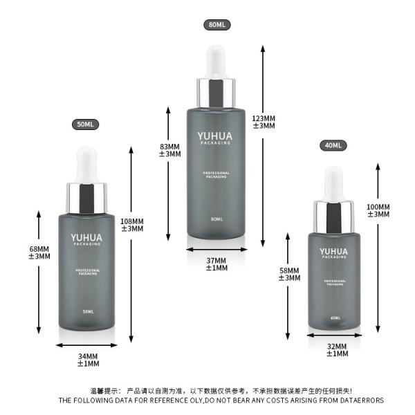 Les conteneurs cosmétiques d'emballage de 40ml 50ml 80ml de bouteille en plastique écologique de lotion plaquent