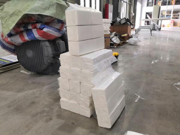 Good Machinery 7 Lines V Interfolded Facial Tissue Paper Making Machine Production Line With Auto Transfer Separator