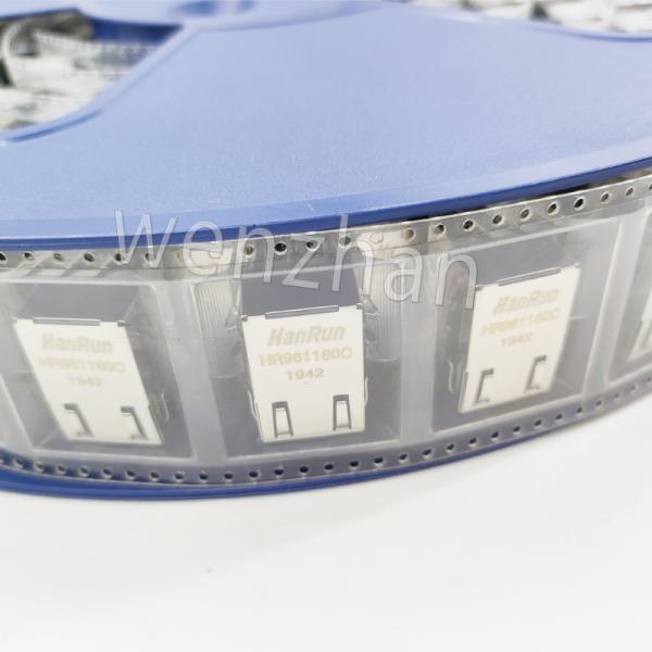Transformador de red de puertos Ethernet Gigabit/100Mbps RJ45 HR911300A HR911105A HR961160C Conector Ethernet con filtro de luz HY