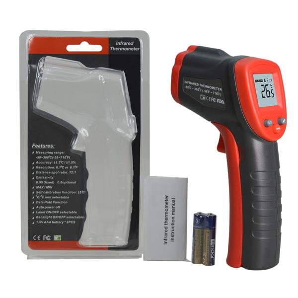 WT320 Kitchen Oil Temperature Gun Thermometer Industrial Temperature Gun Infrared Thermometer Gun
