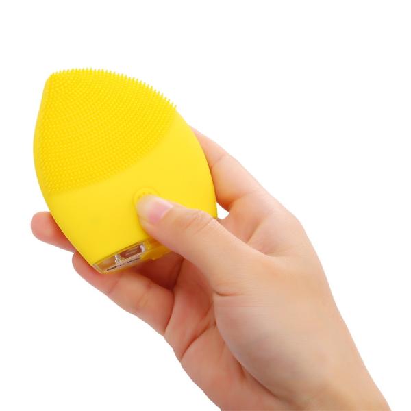 Ipx5 Waterproof Silicone Facial Cleansing Brush Face Deep Cleanser 250mAh Battery