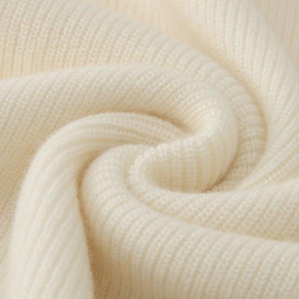 Нежность v изготовленного на заказ свитера кашемира женщин бежевая случайная - верхние части зимы шеи