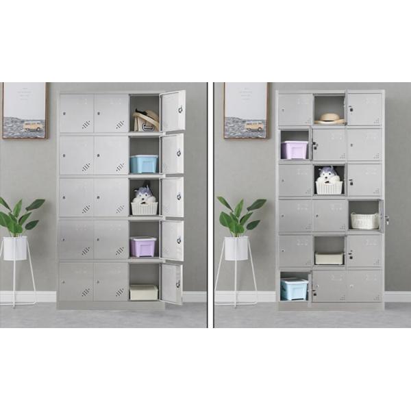 Office Use 6 Doors Height 185cm Stainless Steel Locker