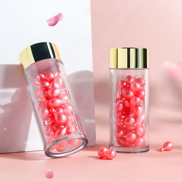 Thick-Walled Transparent PET Plastic Pill Bottle with Screw Cap for Cosmetics and Health Products