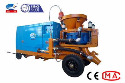 Pulverizador concreto molhado móvel conduzido diesel da máquina molhada do Shotcrete da mistura