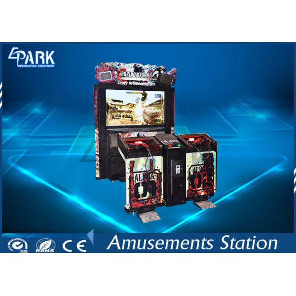 Dynamic Crazy Razing Fire  Arcade Machines With 42 - Inch LCD Monitor