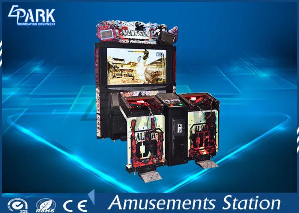 Dynamic Crazy Razing Fire Shooting Arcade Machines With 42 - Inch LCD Monitor