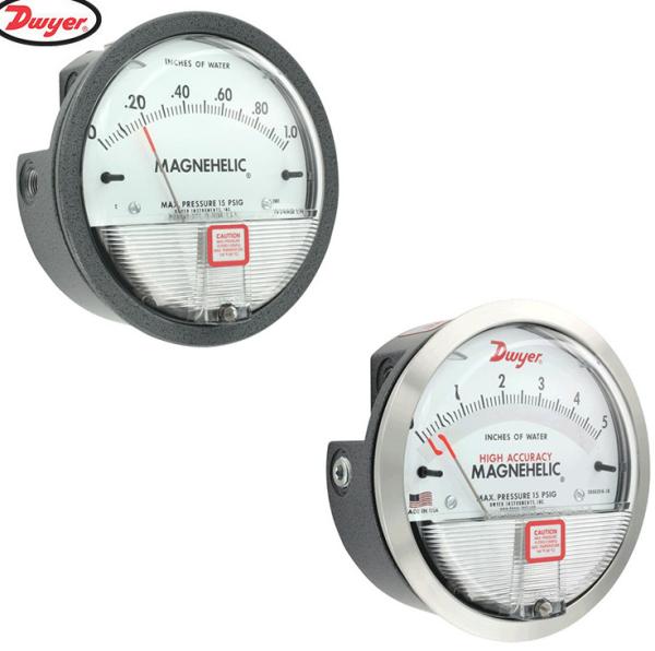Dwyer 2300-1KPA,2300-2KPA,2300-2.5 KPA,2300-4KPA Differential Pressure Gauge MAGNEHELIC