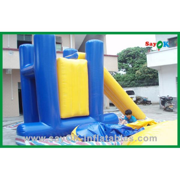 Commercial Inflatable Water Toys , PVC Tarpaulin Inflatable Bouncer Slide Inflatable Water Toys For Adults