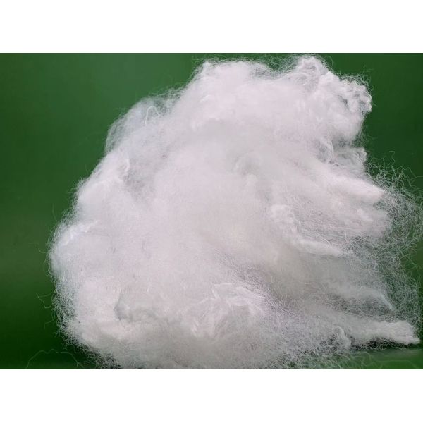 Virgin Solid Raw White Polyester Staple Fiber 15D*64mm for Hard Mattress