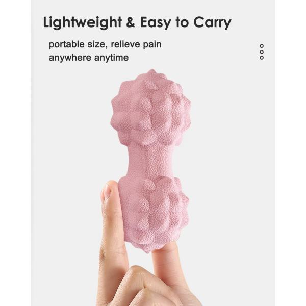 Silicone Peanut Massage Ball Double Lacrosse Massage Roller Ball For Muscle Therapy Release