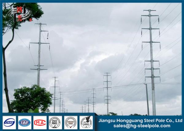 Polygonal  Metal Utility Poles  Steel Conical CO2 Welding Standard For   Electrical Power
