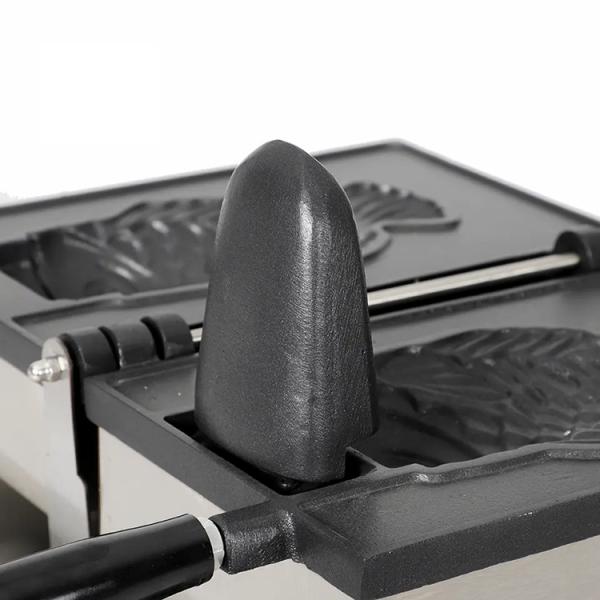 1400W Taiyaki Waffle Maker Electric Fish Shape Ice Cream Cone Making Machine