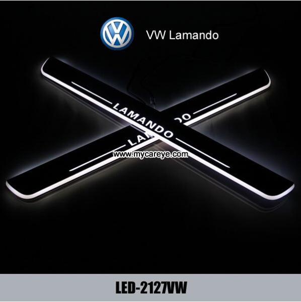 Volkswagen VW Lamando car parts retrofit LED moving lights car door scuff