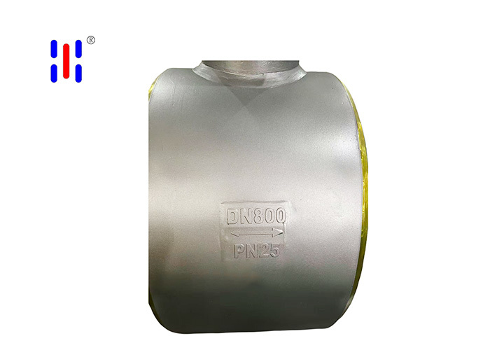 Refrigeration Industry PN25 Triple Offset Butterfly Valve CR Steel DN800 Butt Weld Hard Seal
