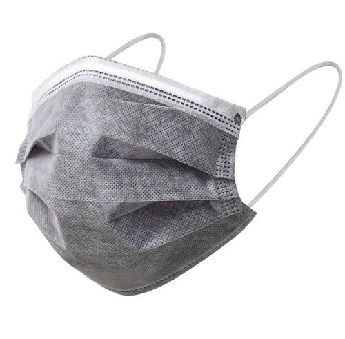 Hubei Haixin Manufacturer Active Carbon Face Mask PPE 4Ply Disposable Medical Facemask BFE 99% with Earloop