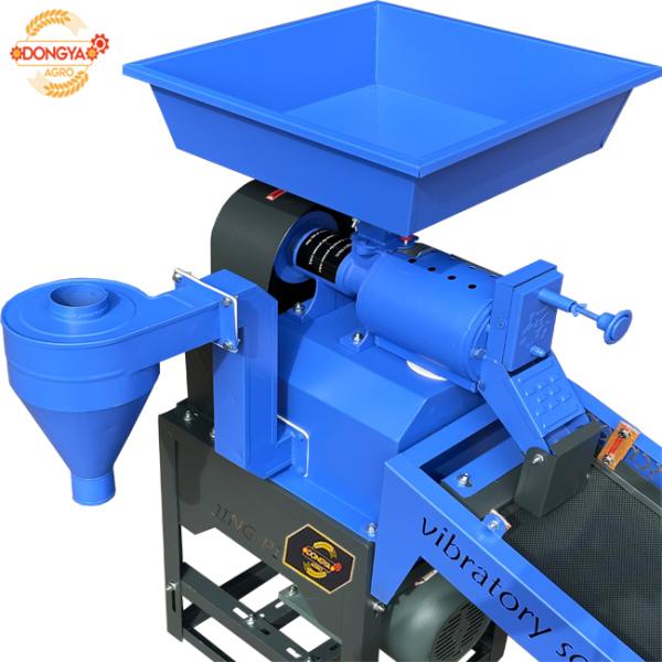 Single Phase 6N50V Vibration Rice Mill Machine 300KG per hour capacity