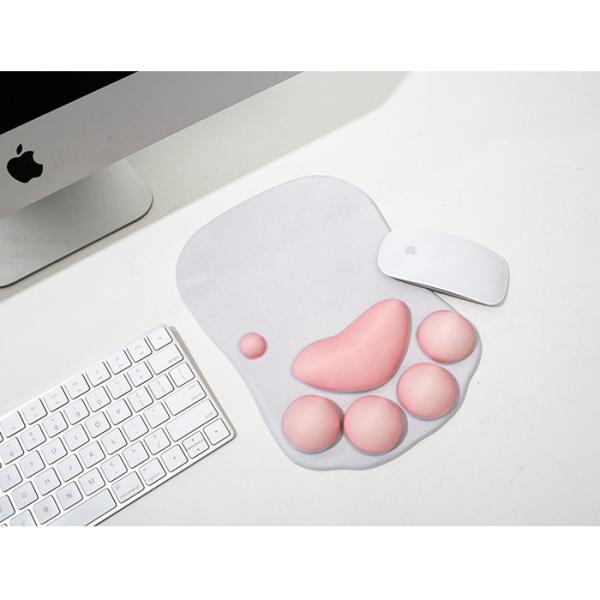 Lightweight Cat Paw Mouse Pad , Gel Wrist Mouse Pad Elegant Look