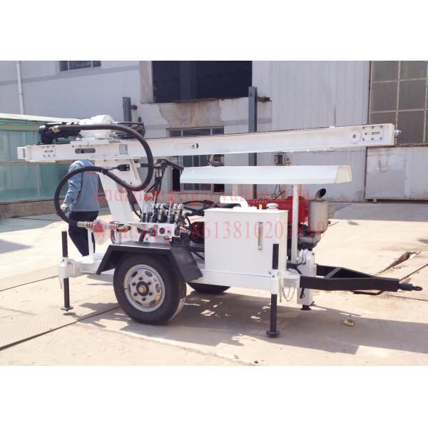 110m Borehole Rock Drilling Rig Equipment For Water Well
