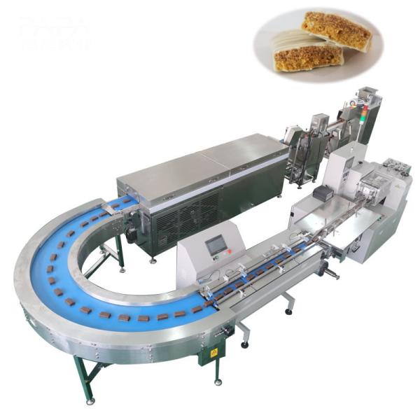 Chocolate Covered Energy Protein Bar Production Line Protein Bar Extruder