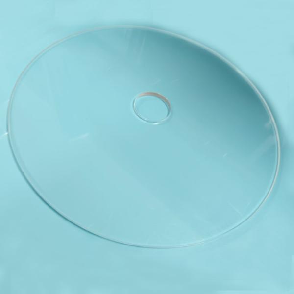 Precision Drilled Quartz Plate 290x6x40mm High Purity For Tube Furnace Baffle Vacuum Coating