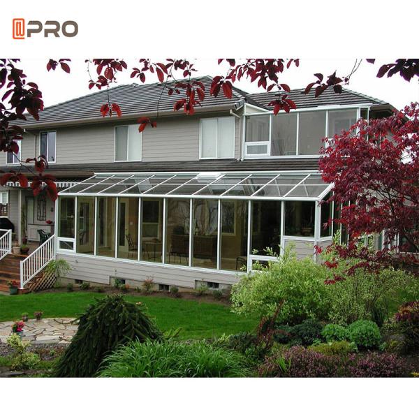 Conservatory Aluminium Glass Enclosure Retractable Sunroom Glass Houses