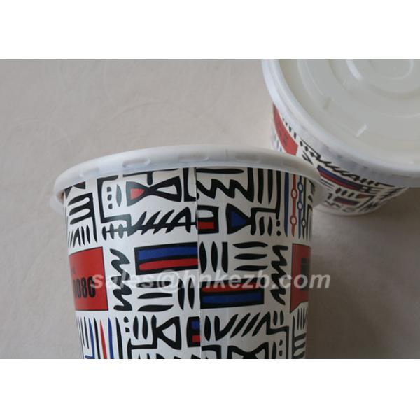 Unfolded 12oz Disposable Paper Cups Single / Double / Ripple Wall For Ice Cream