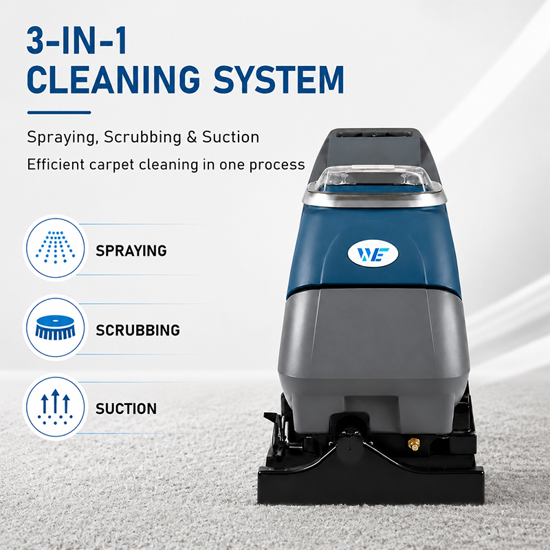 Commercial 3 in 1 Carpet Cleaning Machine 1450W Multifunctional Sofa Curtains Cleaning Machine