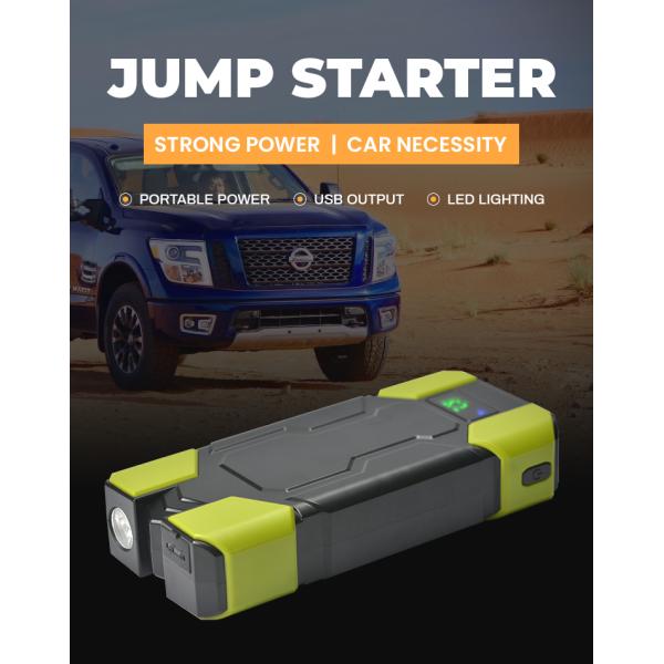 Стартер скачки автомобильного аккумулятора 18000mAh QC 3,0 удваивает FCC USB