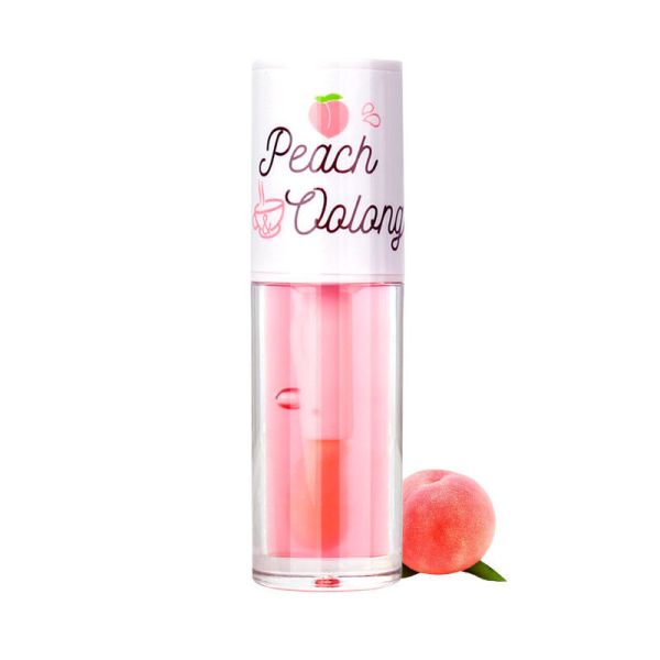 Moisturizing Lip Oil Peach Flavor Honey Plumper Lips Clear Gloss Oil