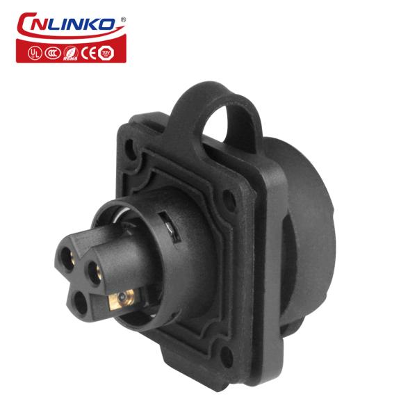 Cnlinko LP-16-3 Pin Plastic Wiring Screw Circular Waterproof Aviation Plug Connector