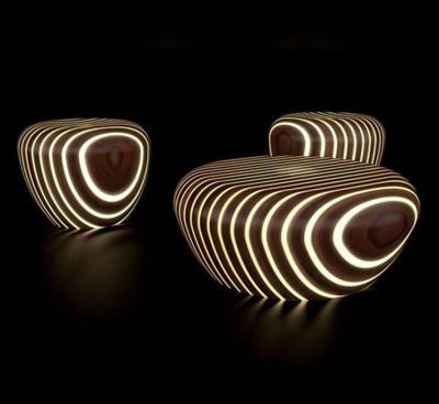 Outdoor Garden Furniture Sculptures Lounge Chair Resin Garden Statues