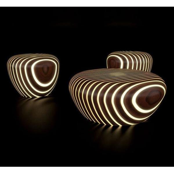 Outdoor Garden Furniture Sculptures Lounge Chair Resin Garden Statues