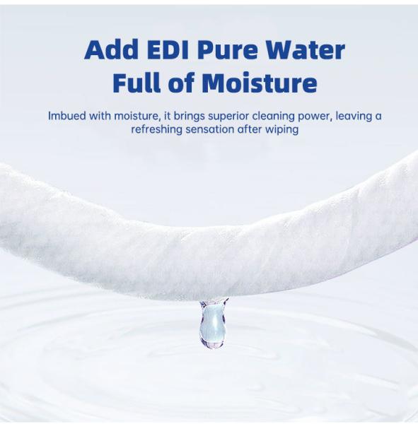 Wholesale 12 packs of 720 pieces pure water alcohol-free fragrance-free water wipes
