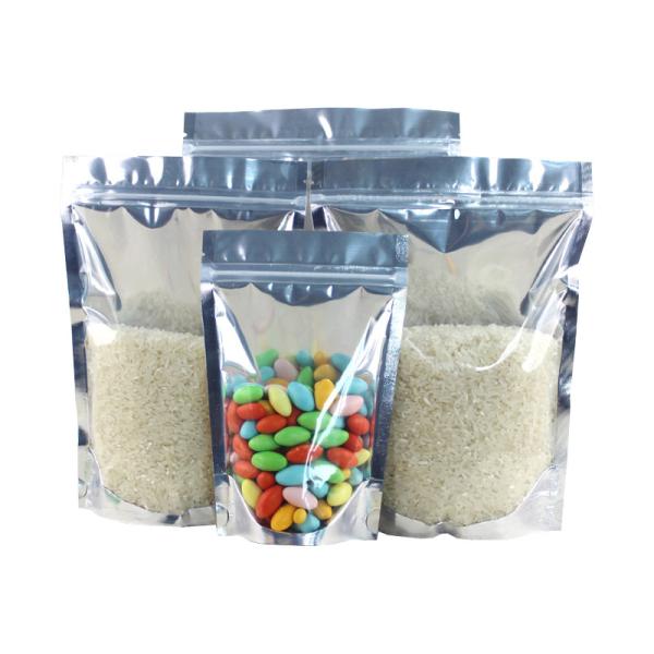 Aluminium Foil Coated Stand Up Pouch Heat Seal Food Grade Odor Proof Packaging For Candy