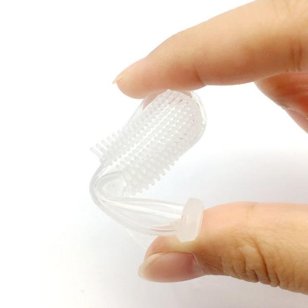 Cool Gum Massager Puppy Finger Toothbrush / Pet Finger Brush Silicone Material