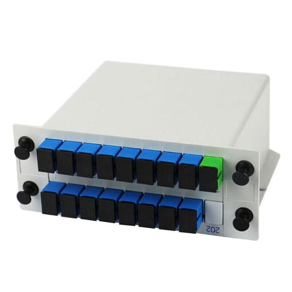 1X2 1X4 1X8 1X16 Waveguide FTTH PLC Splitter Box With Sc