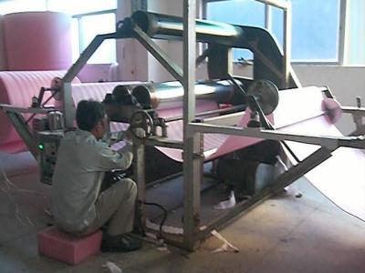 PE Foam Bonding Machine, Open Fire Type EPE Bonding Cutting Gluing Machine
