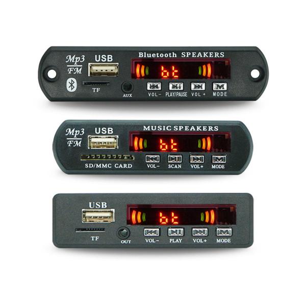 FM Radio MP3 Decoder Board with Lossless Audio FM Radio Function and BT 5.0