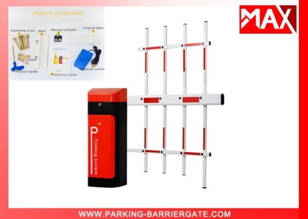 AC220V Motor Remote Control Car Park Barrier Gate For Toll System , Car Park Security Barriers