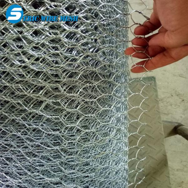 Small hole size 1.28mm Galvanized-chicken hexagonal wire mesh