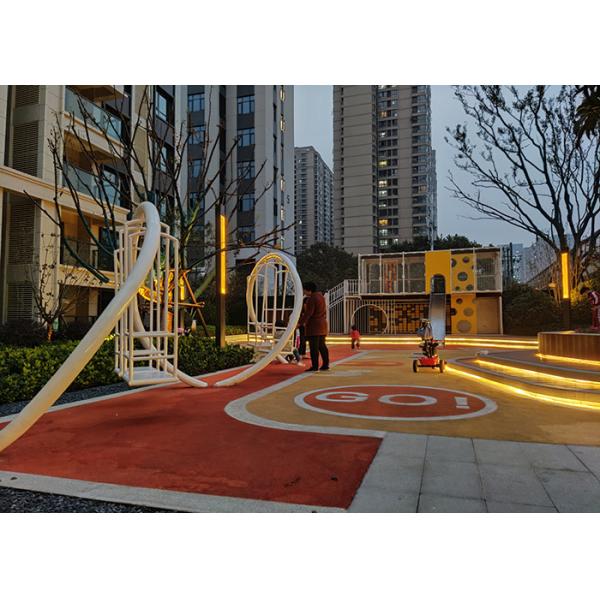 Business District Outdoor Playground Equipment Little Backyard Playground Structures