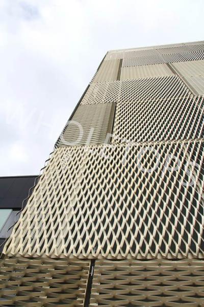 Impact Resistance Decorative Aluminum Mesh PPG Akzo Nobel Coating