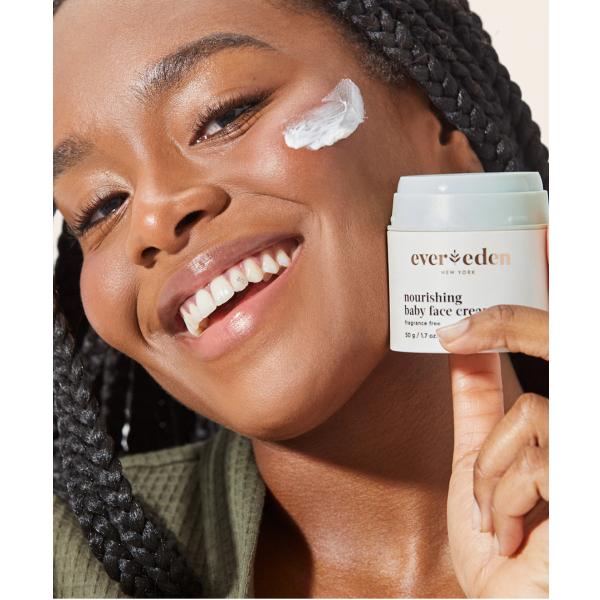 cuidados com a pele do círculo 50g que empacotam o frasco mal ventilado acrílico para produtos do bebê