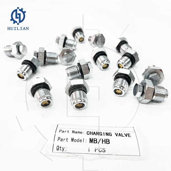 Válvula de carregamento Kit Nitrogen Gas Charge Valve do ATLAS para o martelo hidráulico do atlas-Copco