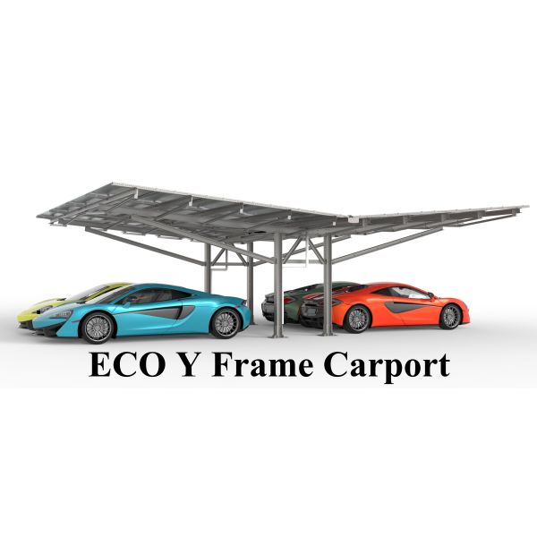 High Durability Solar Panel Carport ECO Y Frame Carport Easy Installation